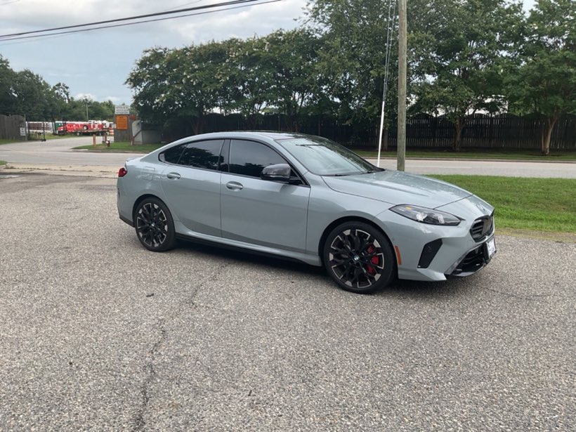 2026 BMW M235, 20% sides and rear, on our lot in Hampton.