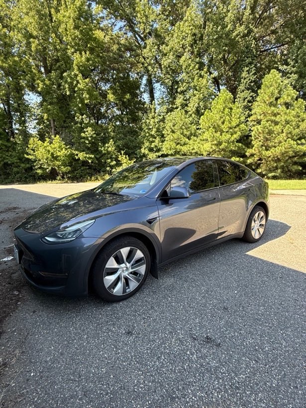 2026 Tesla Model Y with window tint at Patriot Tinting